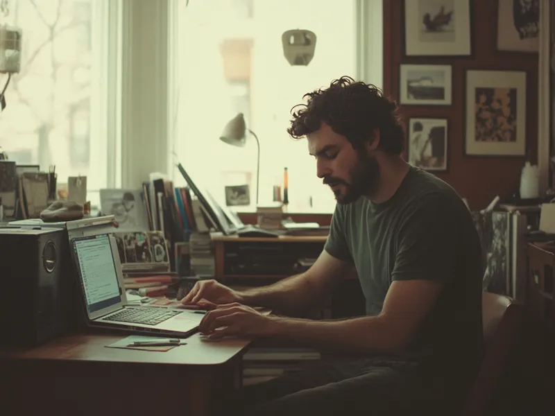 Financial statements and charts on a desk