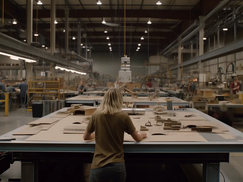 Modern technology office with developers working